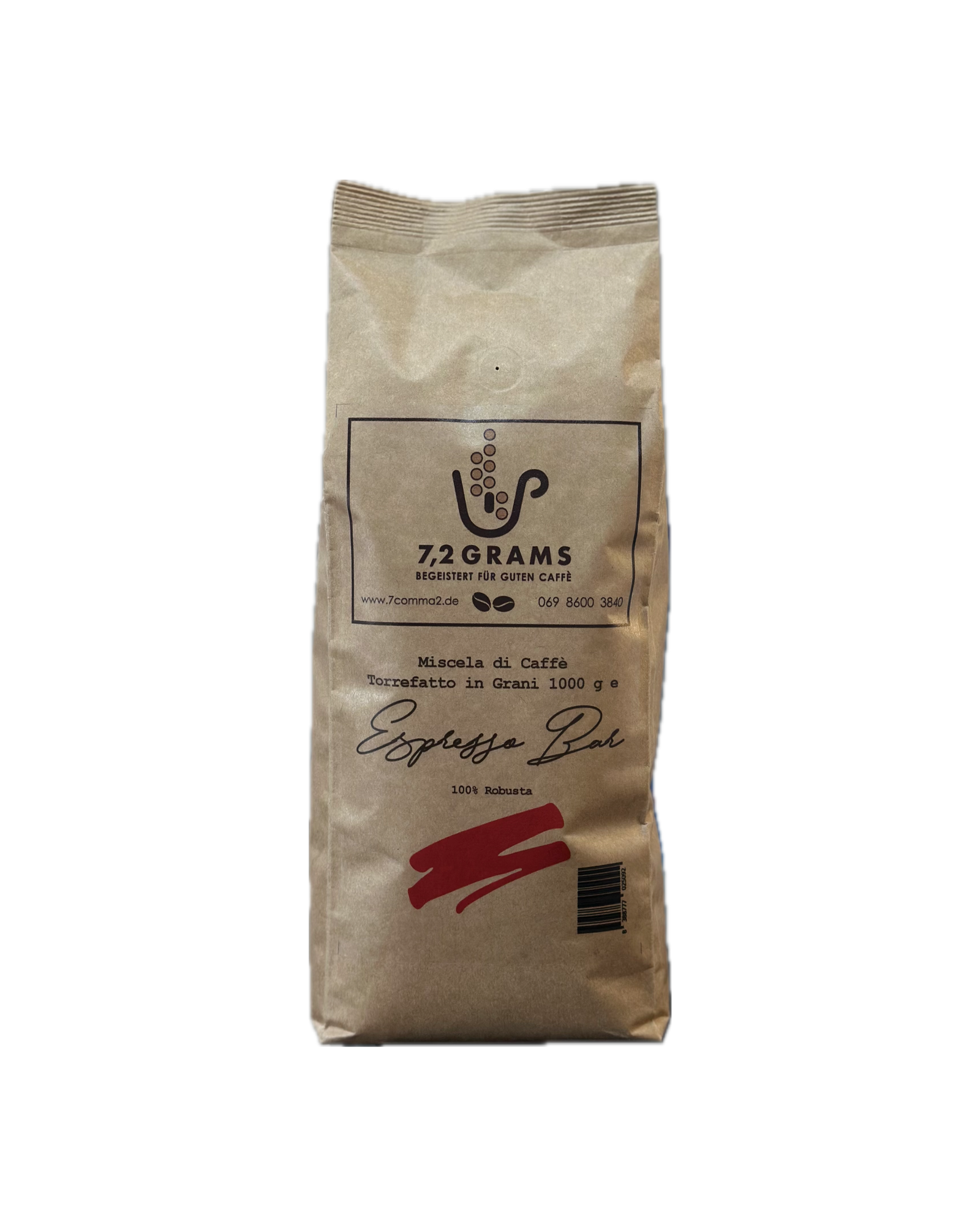 7,2 GRAMS 100% ROBUSTA 1.000 g