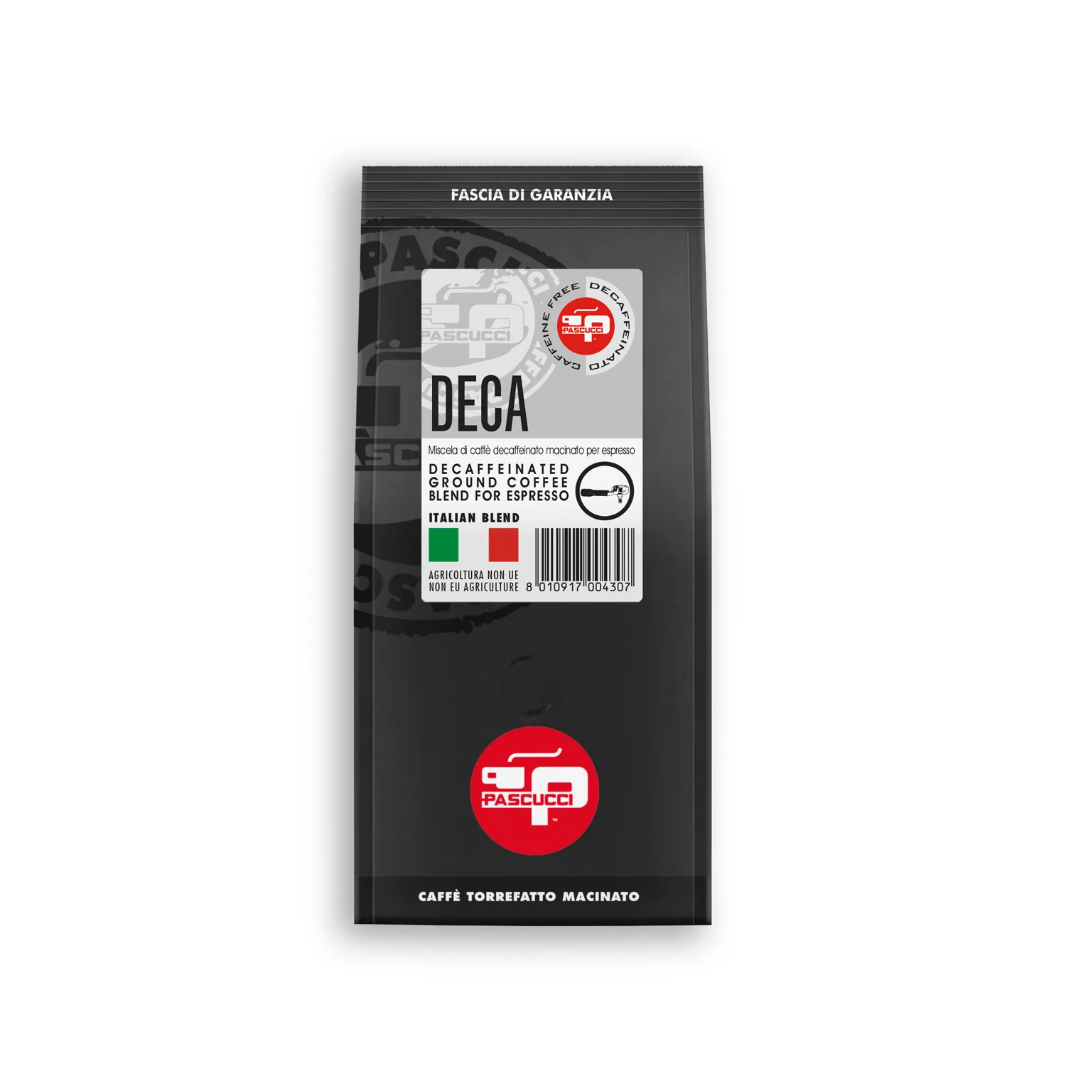 PASCUCCI DECAFFEINATO GEMAHLEN 250 g